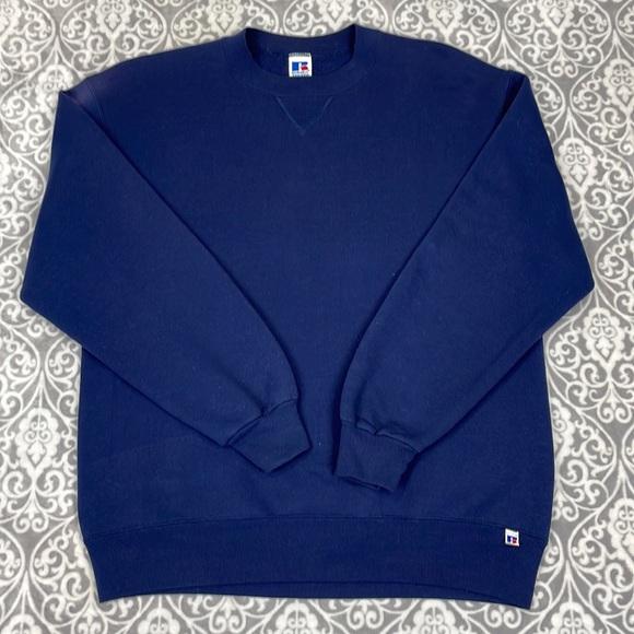Russell Athletic Other - vintage russell navy sweatshirt crewneck soft boxy made in usa men's large